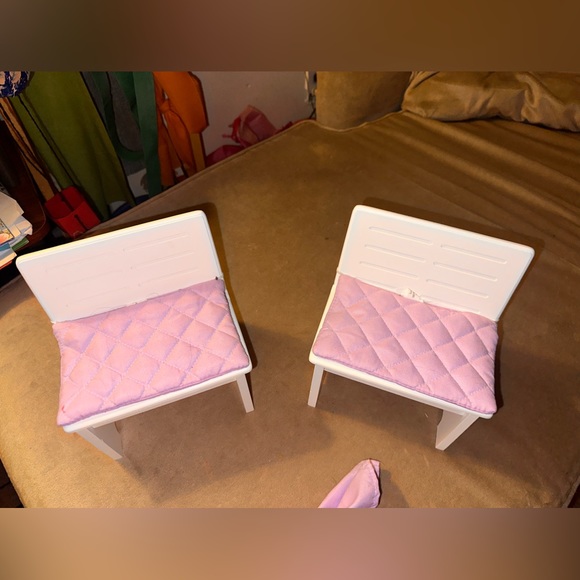 Toy ‘R Us Chairs w/cushions & more for American girl or any 18” doll. - Picture 9 of 11